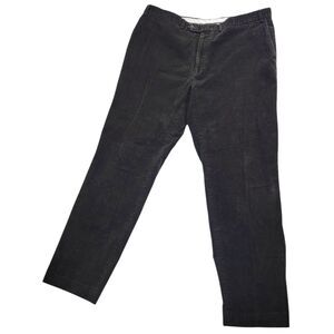 Lauren Ralph Lauren Mens Corduroy Pants 38X32 Relaxed Fit Straight Leg‎ Black